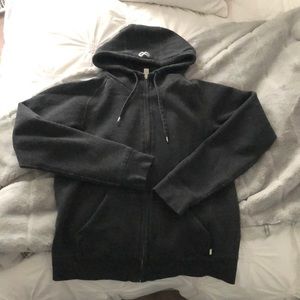 Aritzia TNA Zip up hoodie charcoal grey large